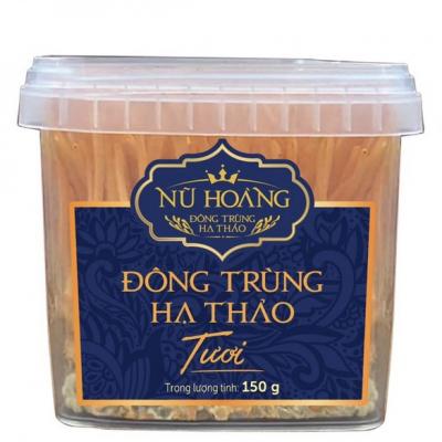 ĐÔNG TRÙNG HẠ THẢO TƯƠI NỮ HOÀNG - HỘP 150G
